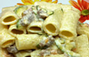 Rigatoni salsiccia e ricotta